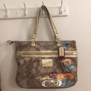 Coach Daisy Poppy Pop C Tote Bag